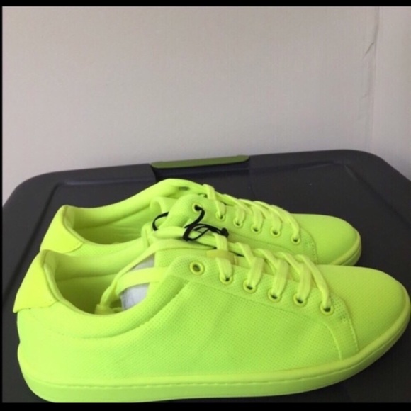 zara neon sneakers